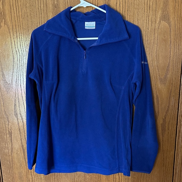 Columbia Royal Blue Quarter-Zip Fleece - Picture 1 of 3